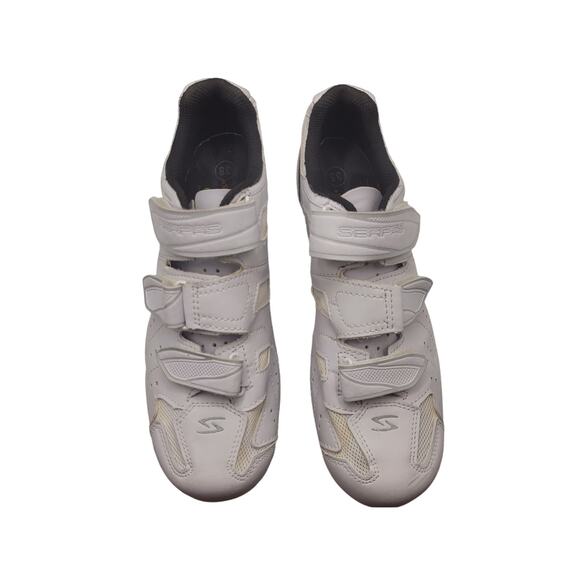 Serfas Cycling Shoes Women White/Blk Trim Coolflow PTF Sz 38/ 7.5US - Picture 6 of 12